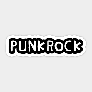 punkrock text Sticker